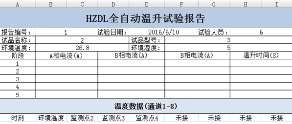 全自動溫升試驗裝置