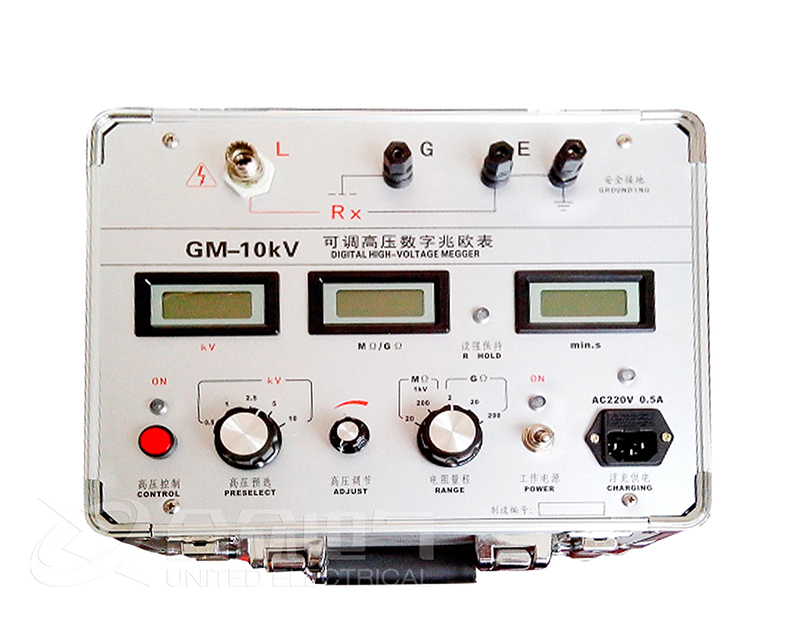 可調高壓數字兆歐表